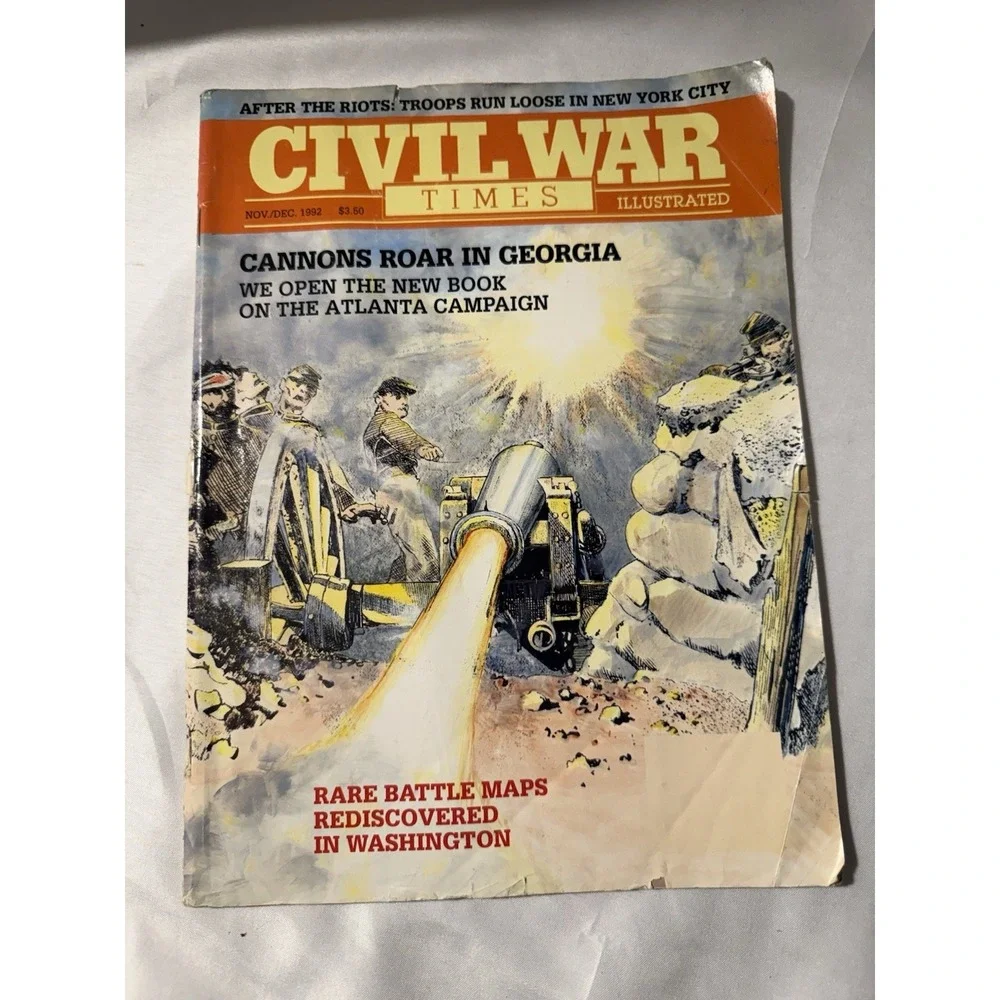 Lot of 3 Civil War Times Illustrated Magazines 1992 May Sept Nov